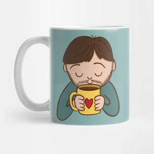 I Love Coffee Boy Mug